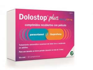 Dolostop plus 500mg/150mg 16 comprimidos