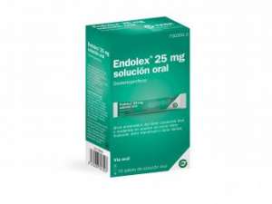 Endolex 25mg 10 sobres solucion oral
