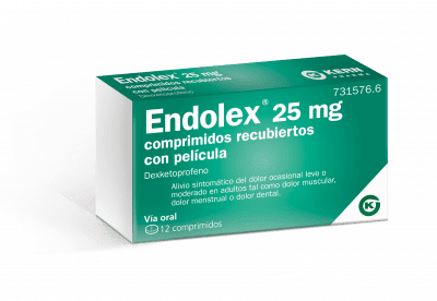 Endolex 25mg 12 comprimidos