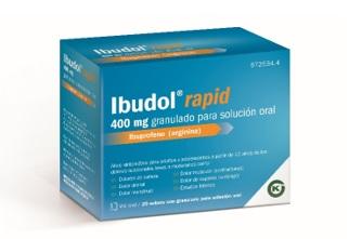 Ibudol rapid 400mg granulado 20 sobres