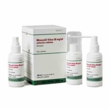 Minoxidil Viñas 50 mg/ml (Pack Ahorro 3x60ml) - Solución Anticaída para el Cabello