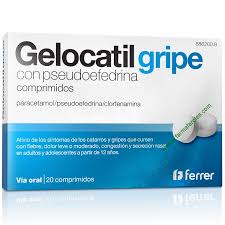 Gelocatil Gripe con Pseudoefedrina - 20 Comprimidos