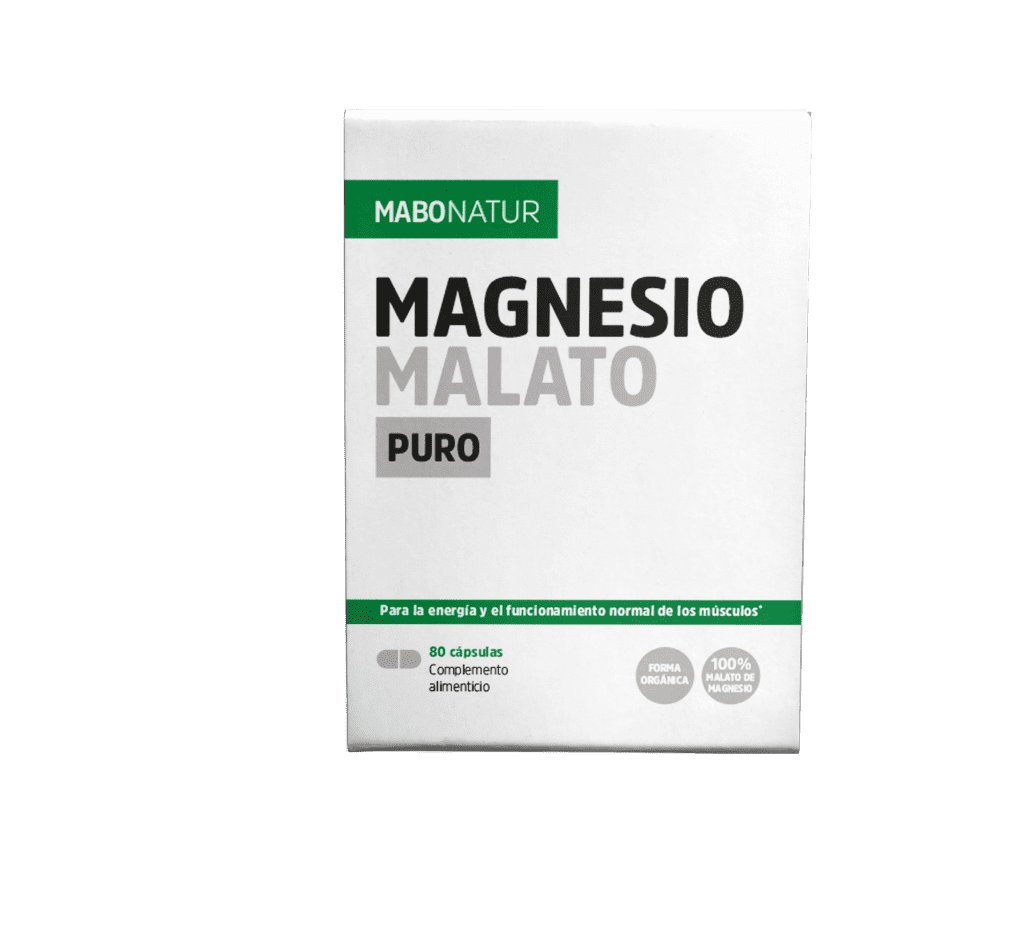 Mabonatur Magnesio Malato - Energia y Musculos - 80 CAPSULAS
