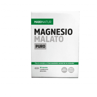 Mabonatur Magnesio Malato - Energia y Musculos - 80 CAPSULAS