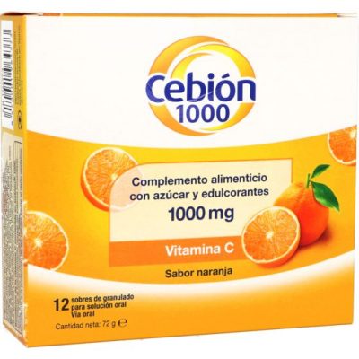 Cebion Vitamina C 1000mg - 12 Sobres