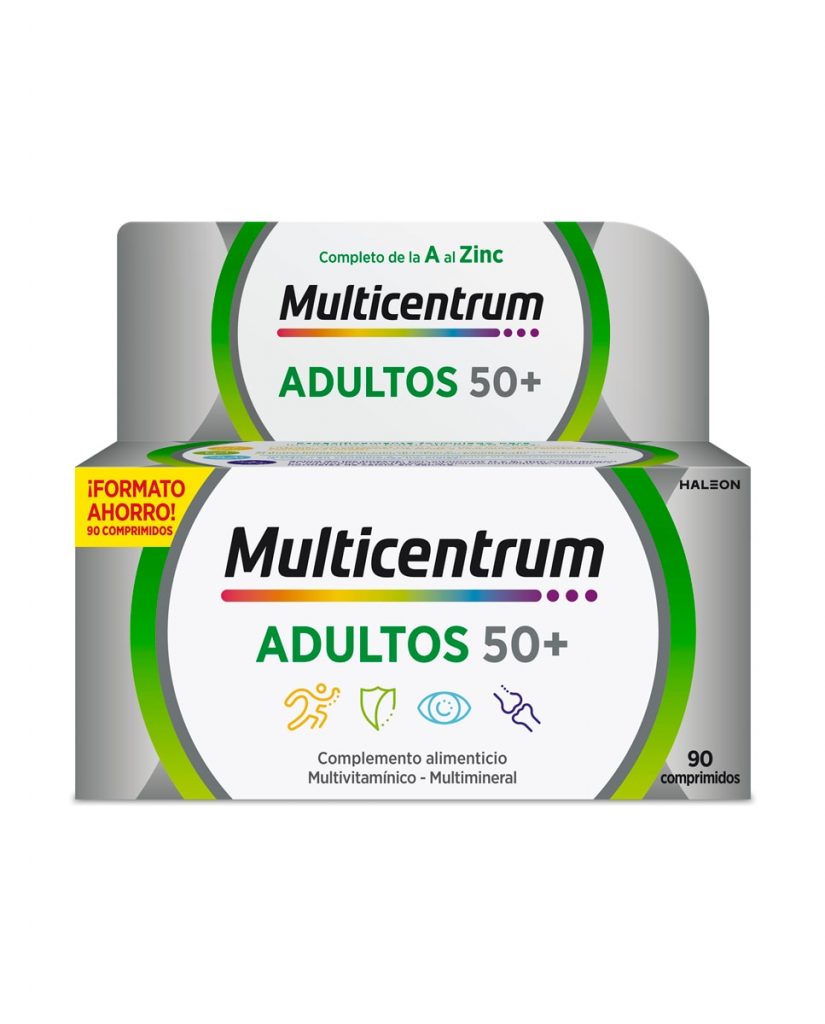Multicentrum Adultos 50+ - 90 Comprimidos