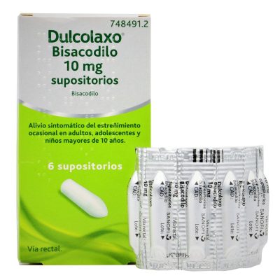 Dulcolaxo Supositorios (10 mg)