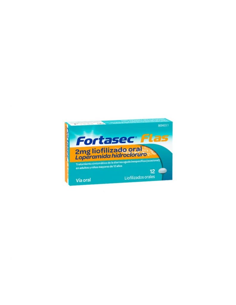 Fortasec Flas 2mg 12 Comp Liofilizados Orales