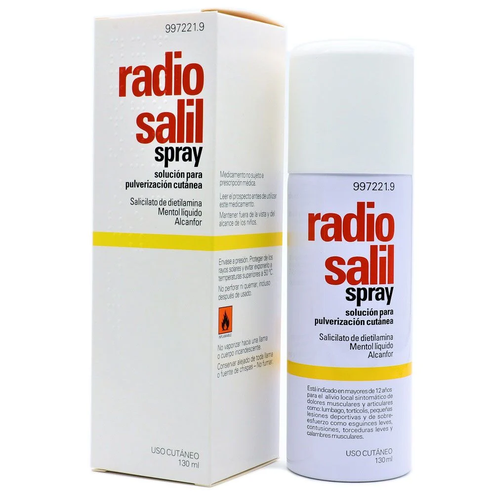 Radio Salil Spray 130 ml - Calor sin Manchar